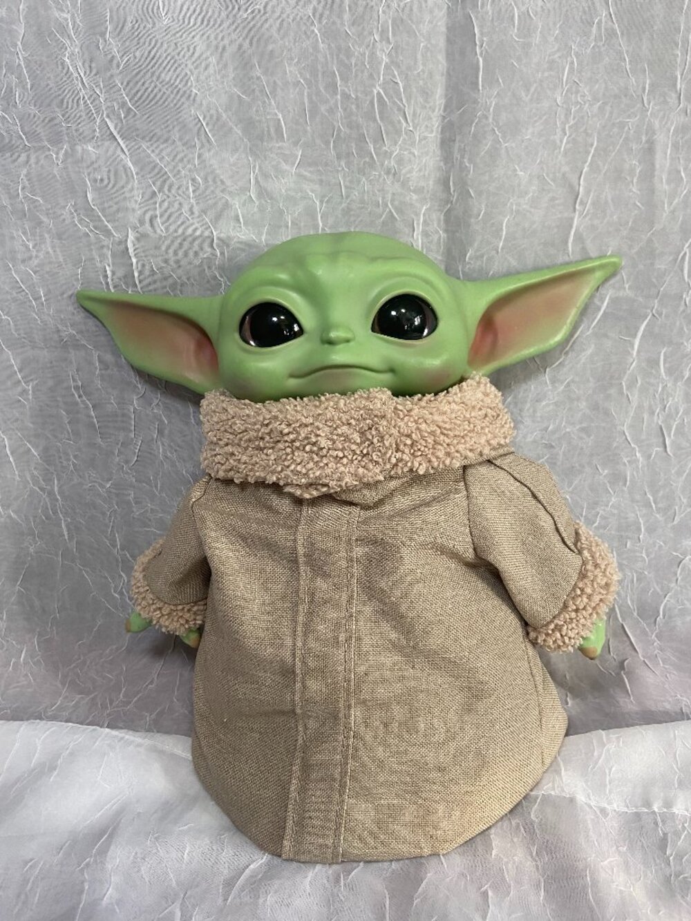 Mattel Star Wars Mandalorian Grogu Baby Yoda Plush 12" Figure 2021 GWD85 Doll